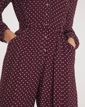Whistles Lottie Spot Print Jumpsuit