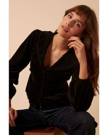 Nobody's Child Bennet Velvet Blouse