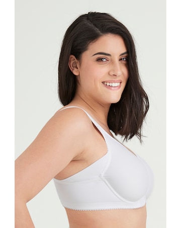 Miss Mary of Sweden Stay Fresh Moulded Full Cup Wired Bra White