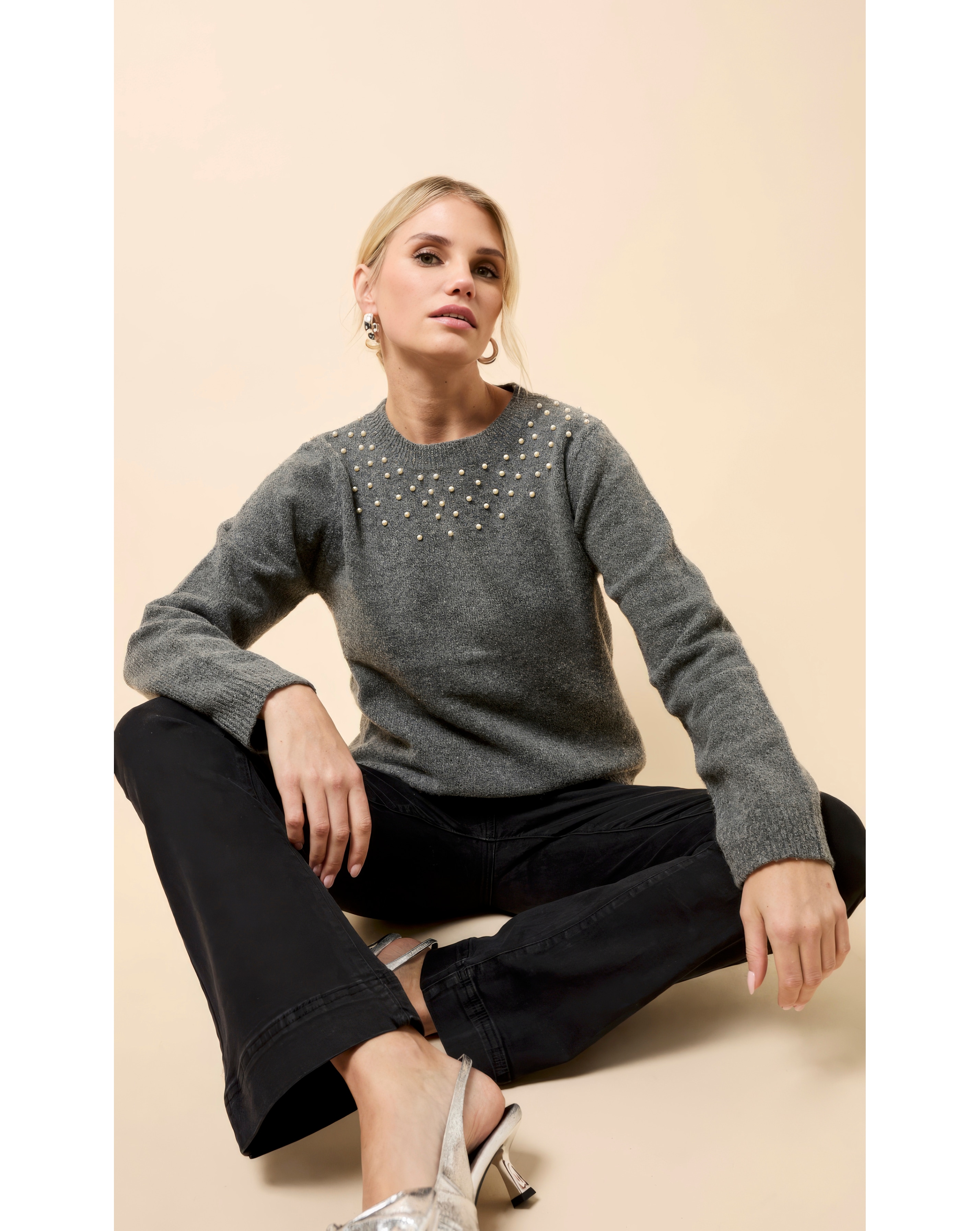 Little Mistress Grey Jumper
