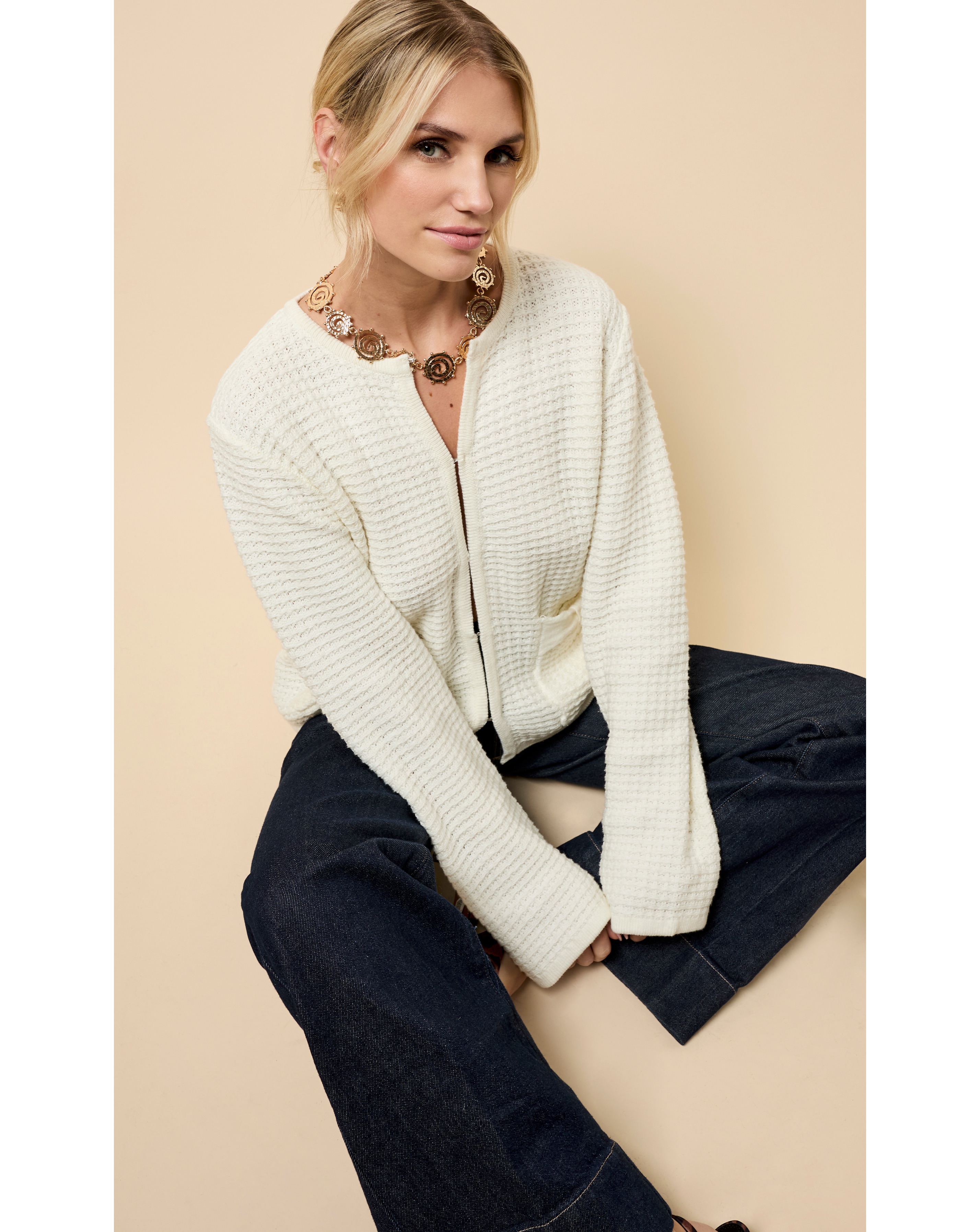 Little Mistress Pocket Detail Cardigan