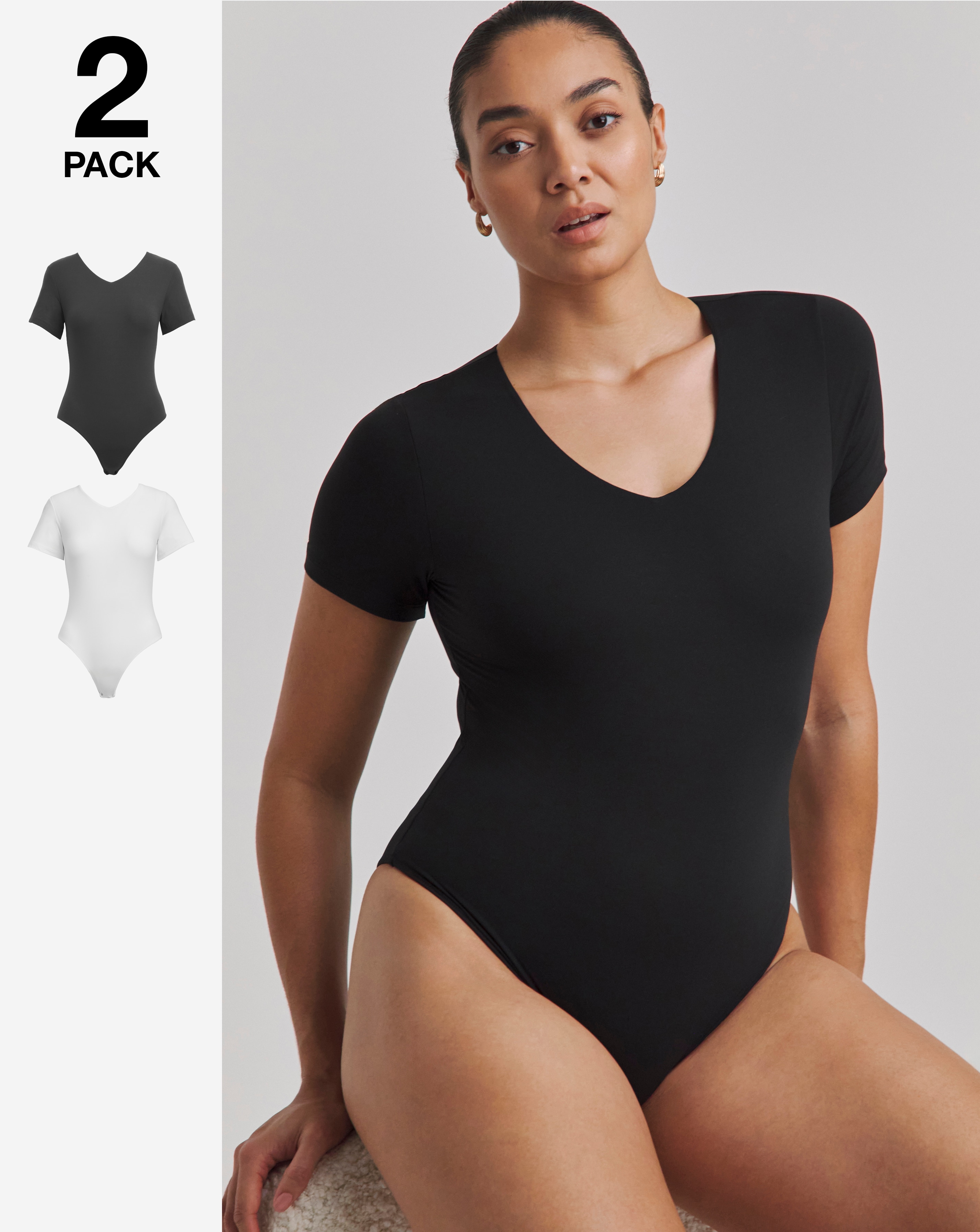 Magisculpt Smoothing V Neck Body 2 PK