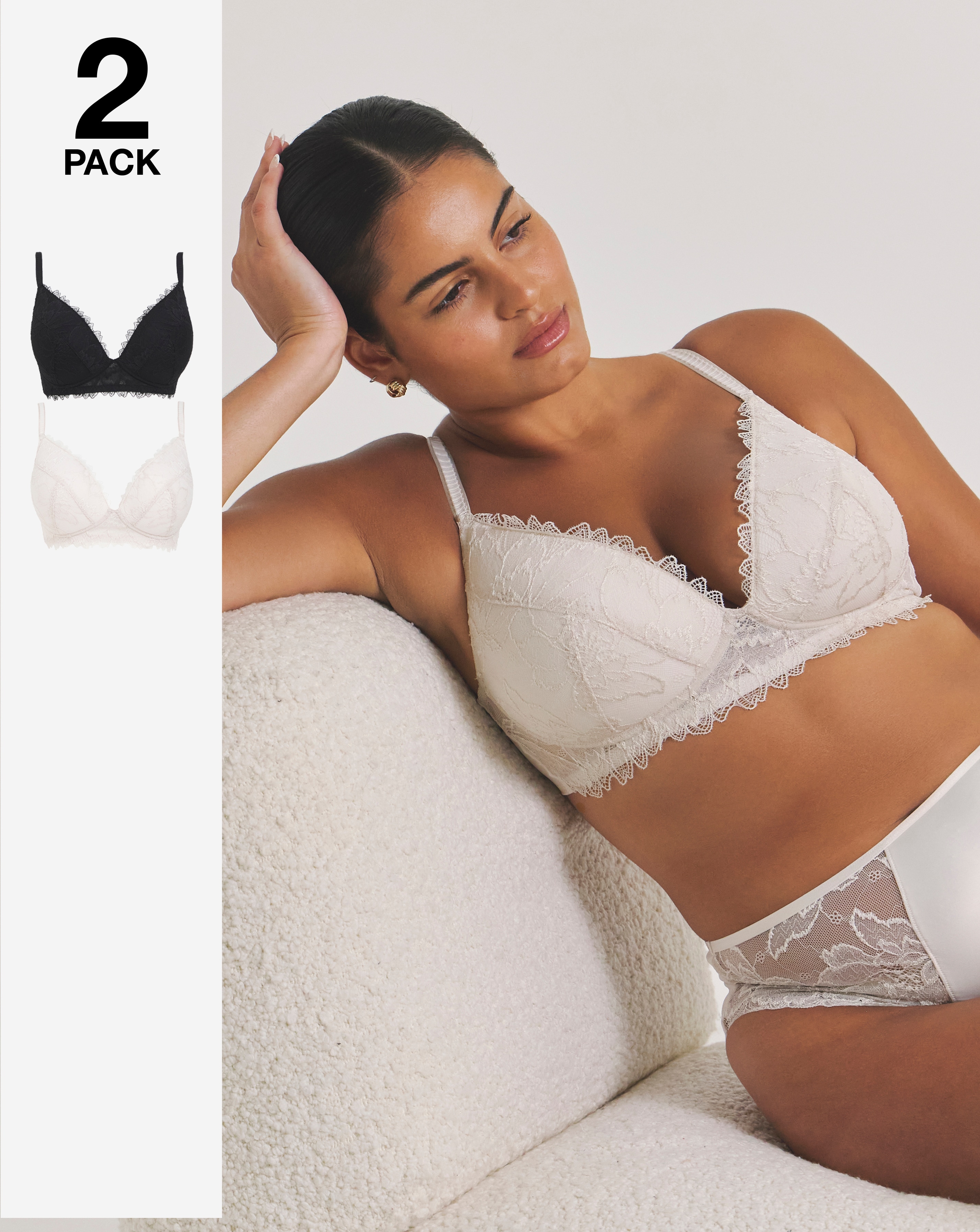 Pretty Secrets 2 Pack Willow Bralette