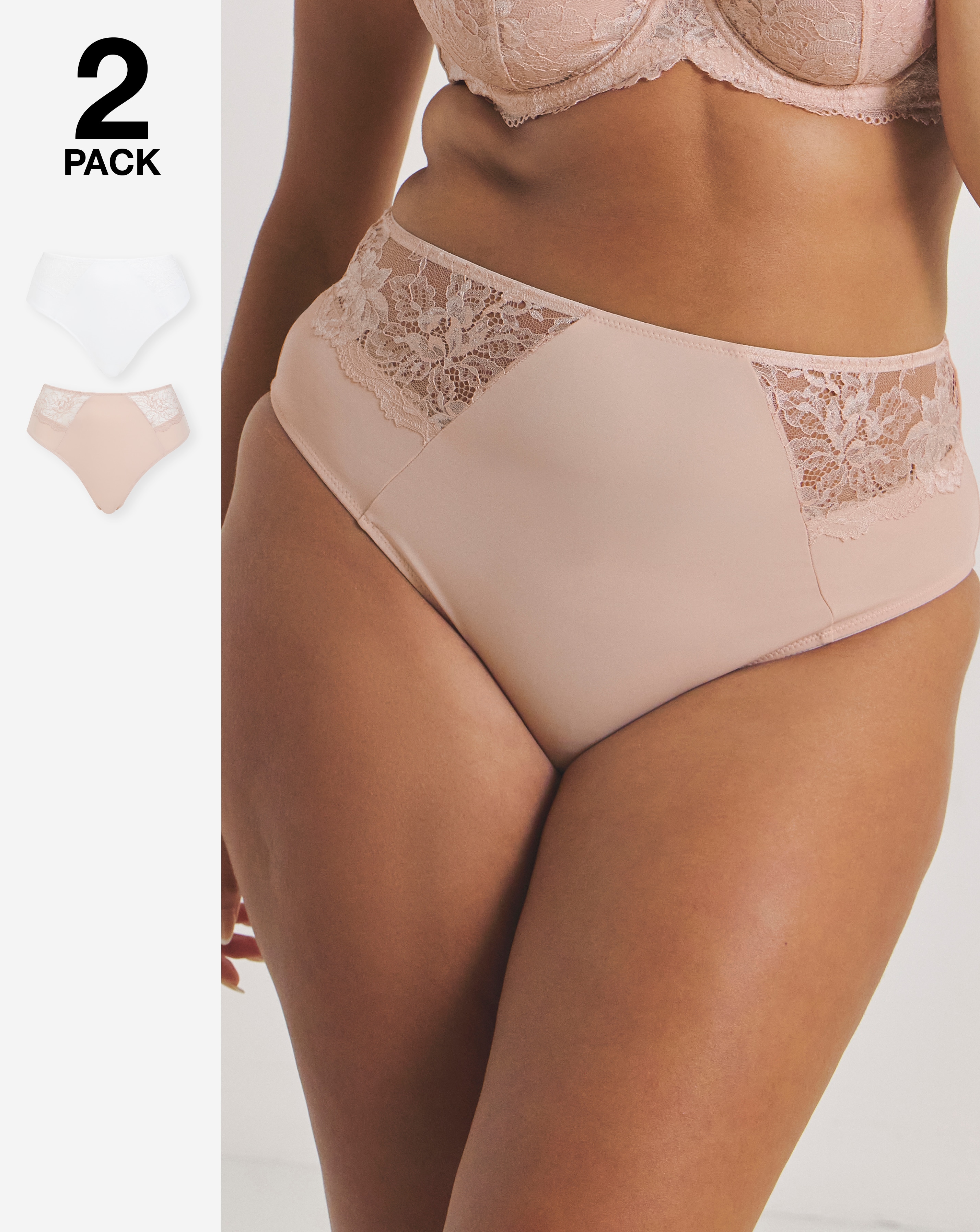 2 Pack Ella Full Knickers