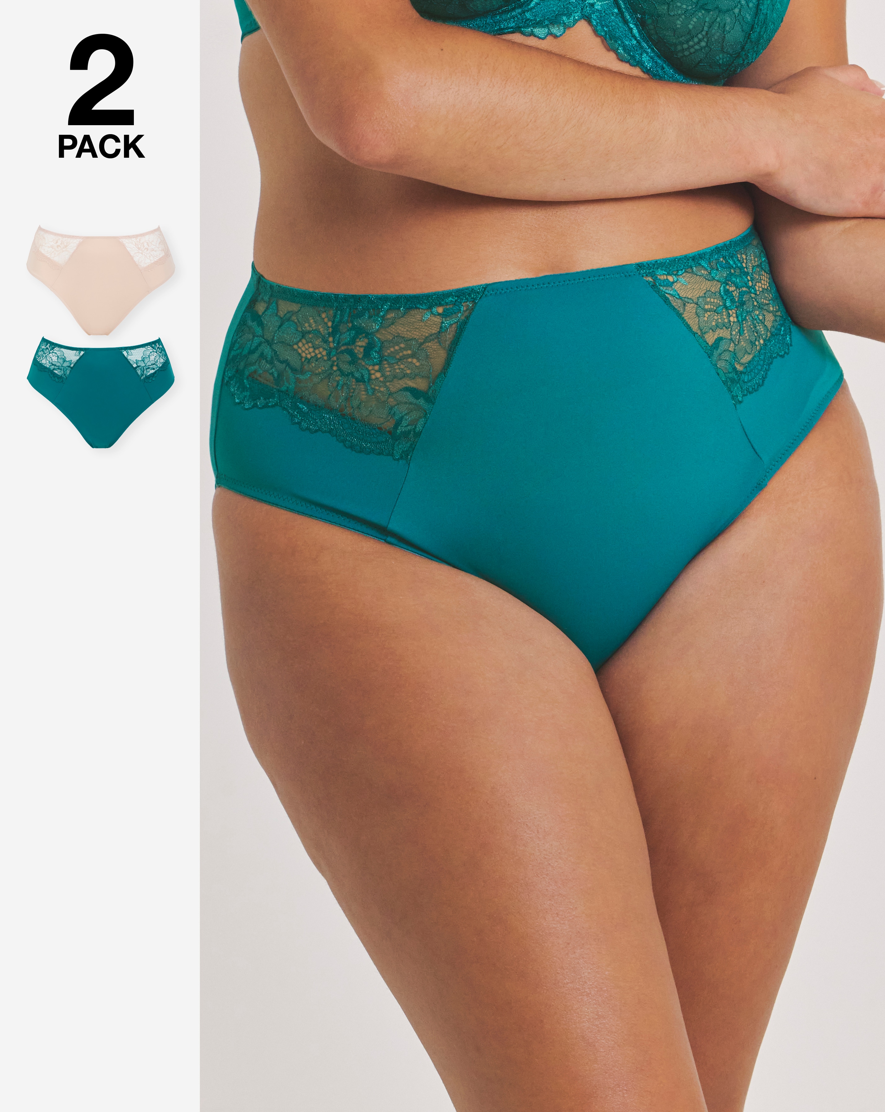 2 Pack Ella Full Knickers