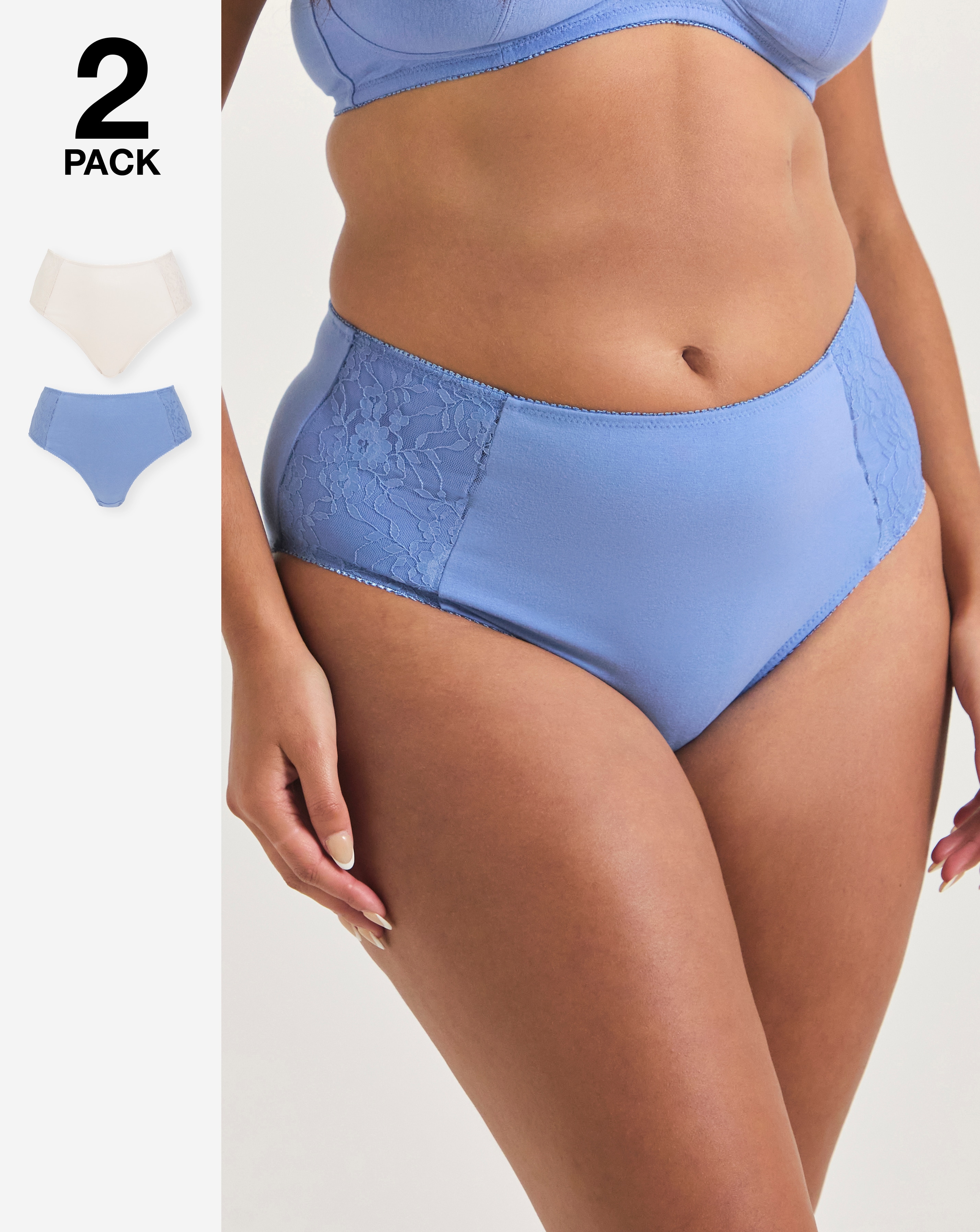 New Sarah 2 Pack Full Knickers