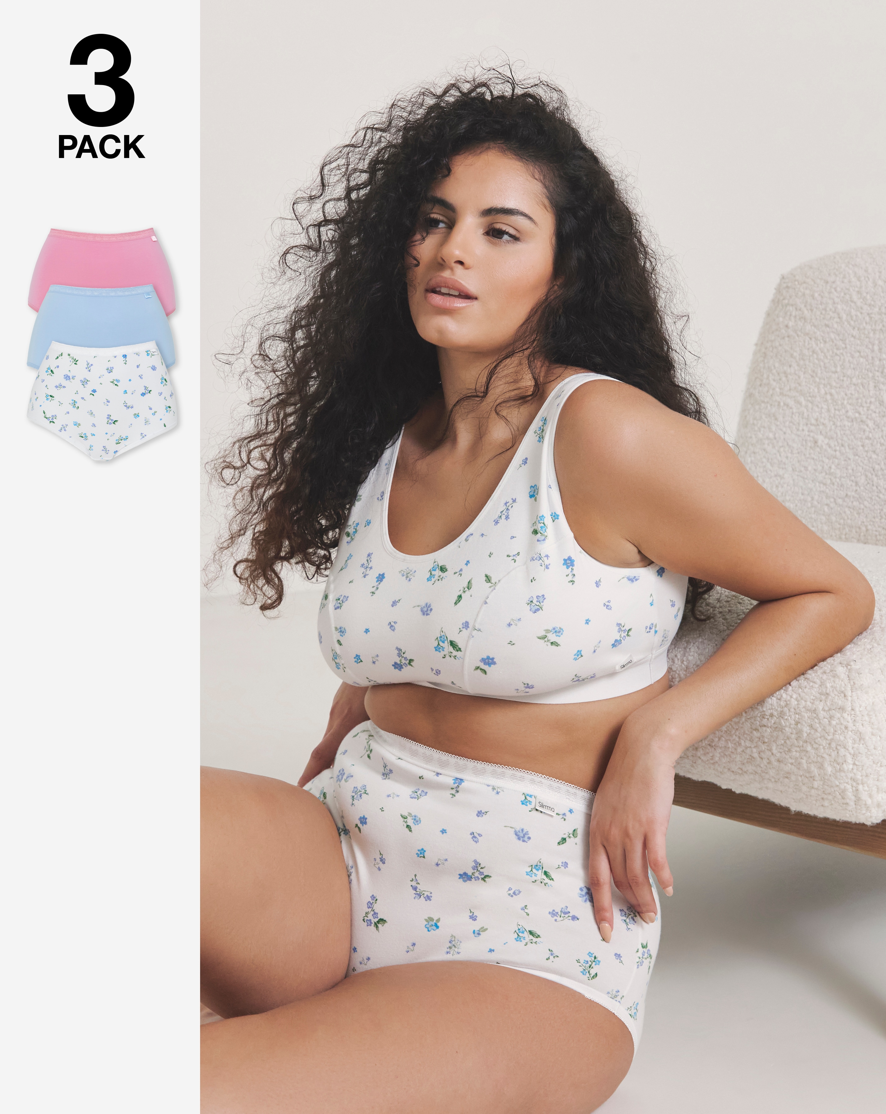 New In - Slimma 3 Pack Full Briefs