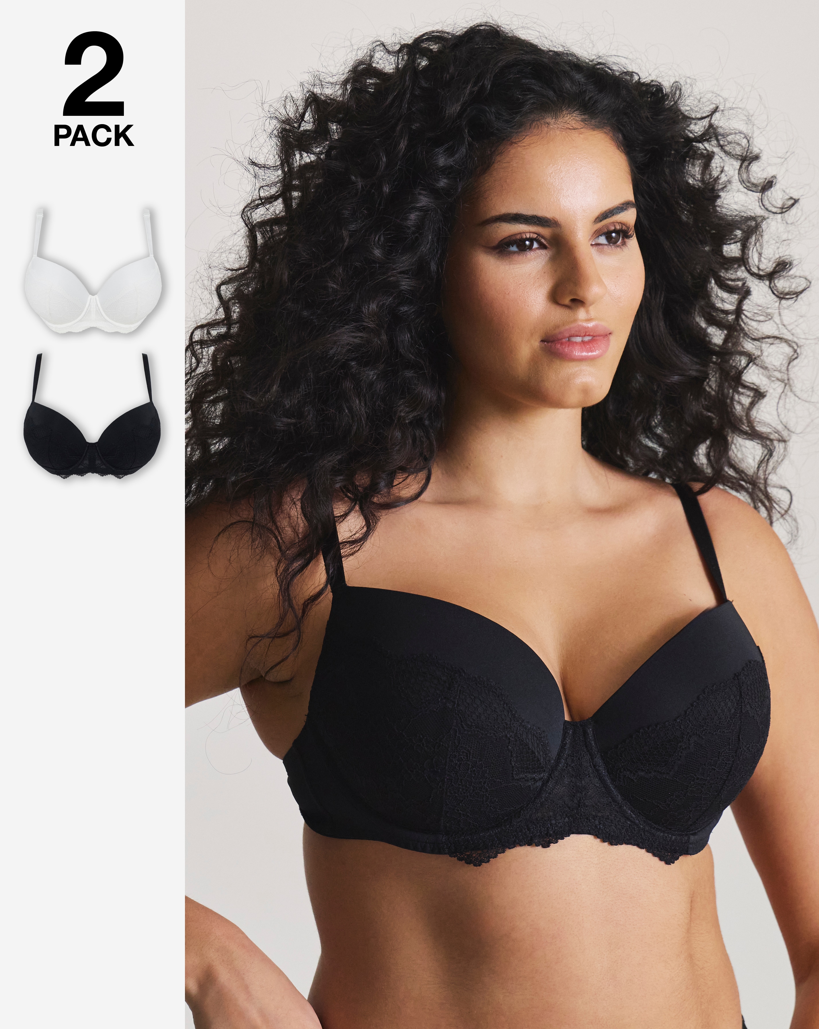 2 Pack Boost Plunge Bras