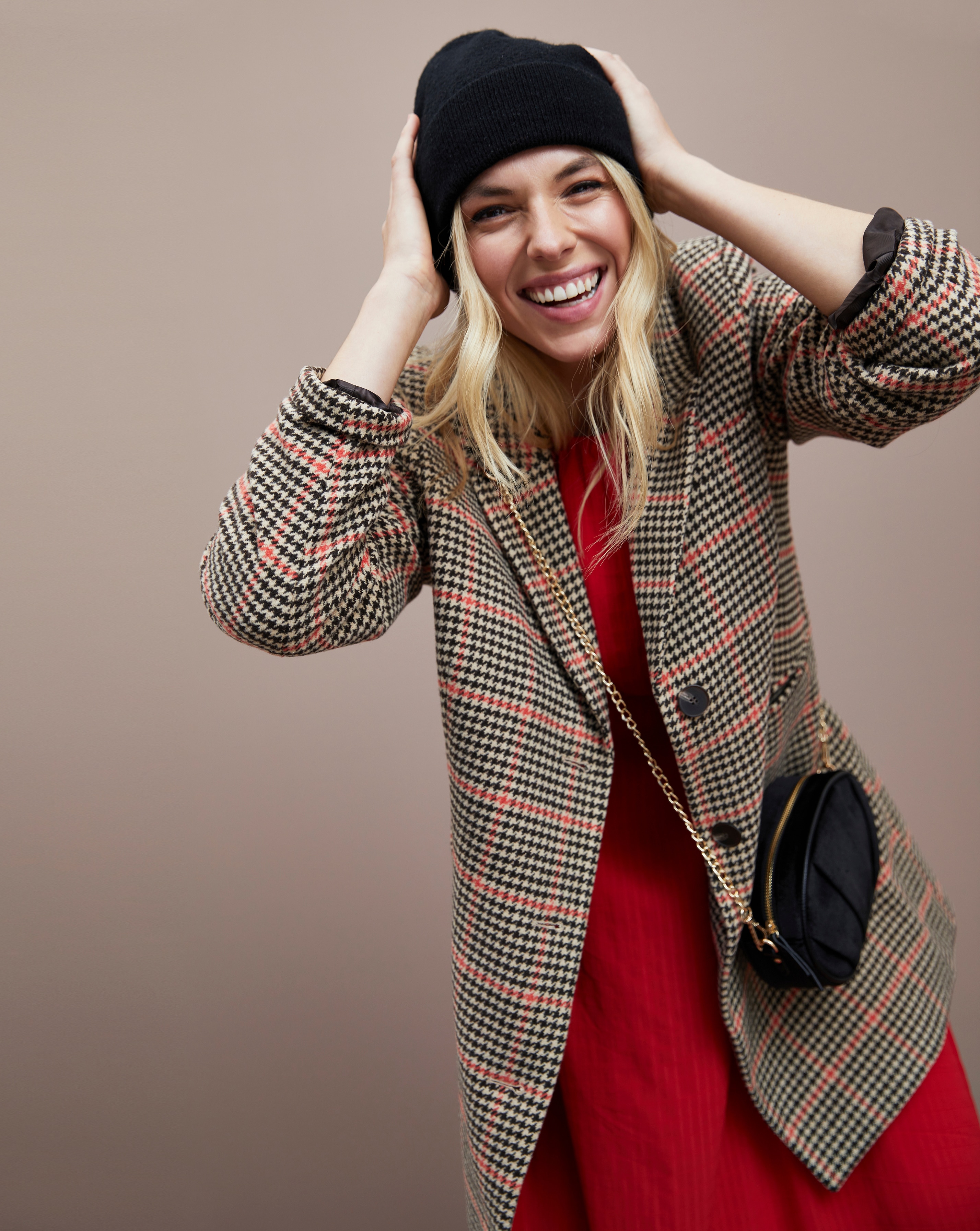 Heritage Check Mid Length Coat