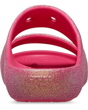 Crocs Classic Iridescent Glitter Sandal