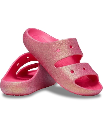 Crocs Classic Iridescent Glitter Sandal