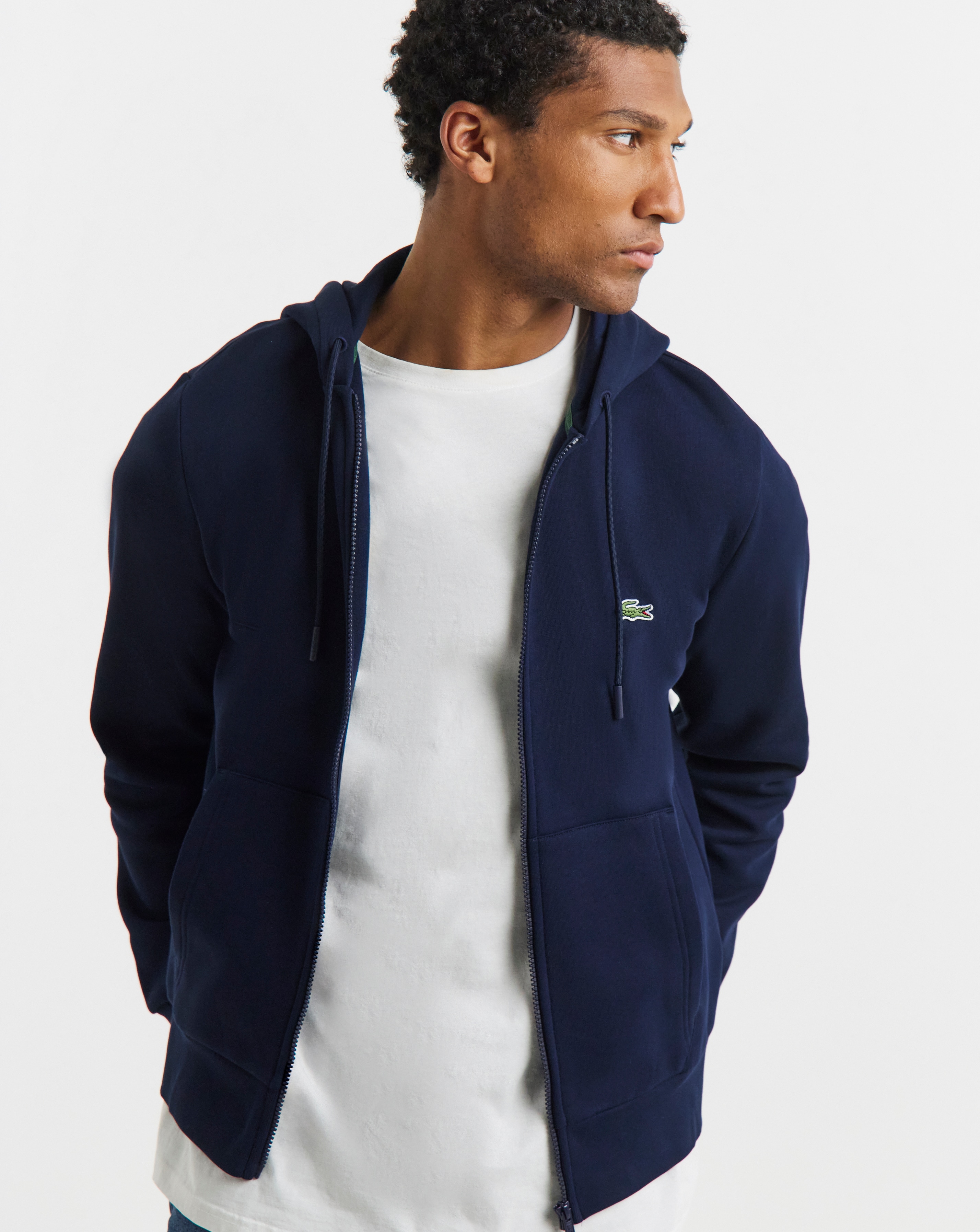 Lacoste Classic Zip Through Hoodie