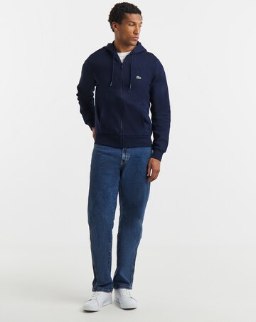 Lacoste Classic Zip Through Hoodie - Navy
