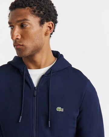 Lacoste Classic Zip Through Hoodie - Navy