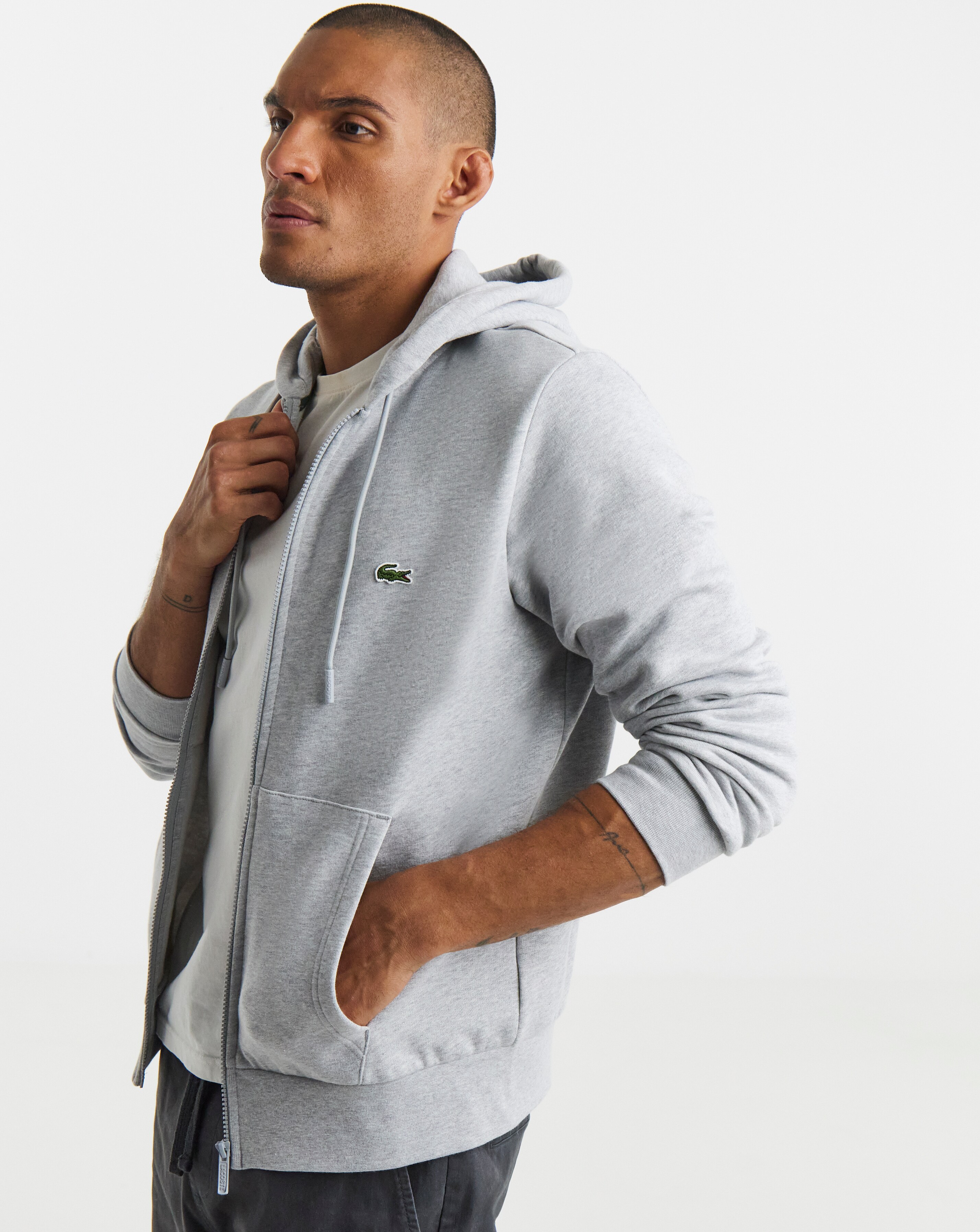 Lacoste Classic Zip Through Hoodie