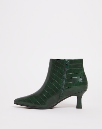 Love Kitten Heel Ankle Boot - Wide Fit (E)