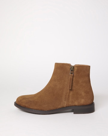 Lucinda Leather Side Zip Boot Extra Wide EEE Fit