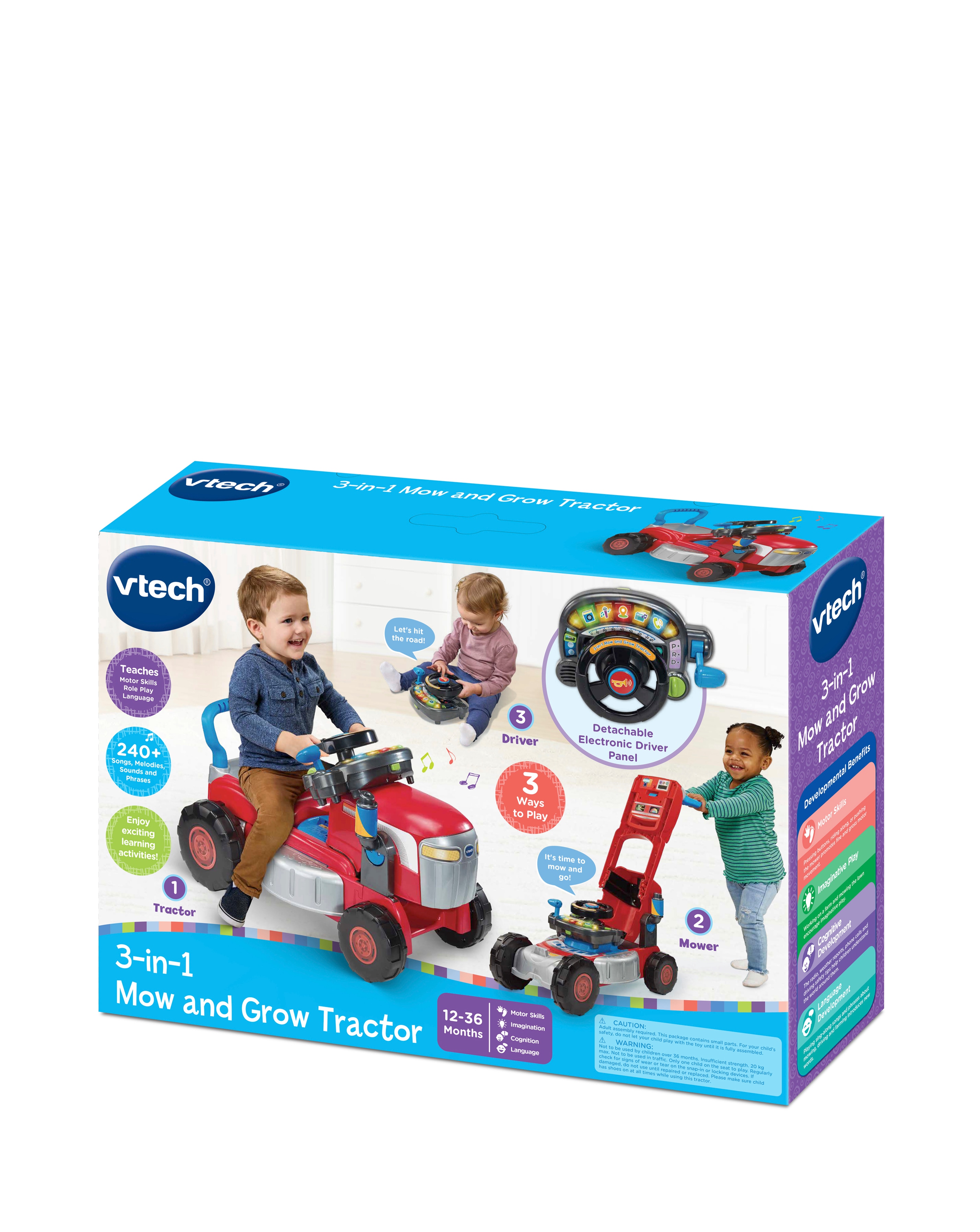 VTech 3-in-1 Mow and Grow Tractor