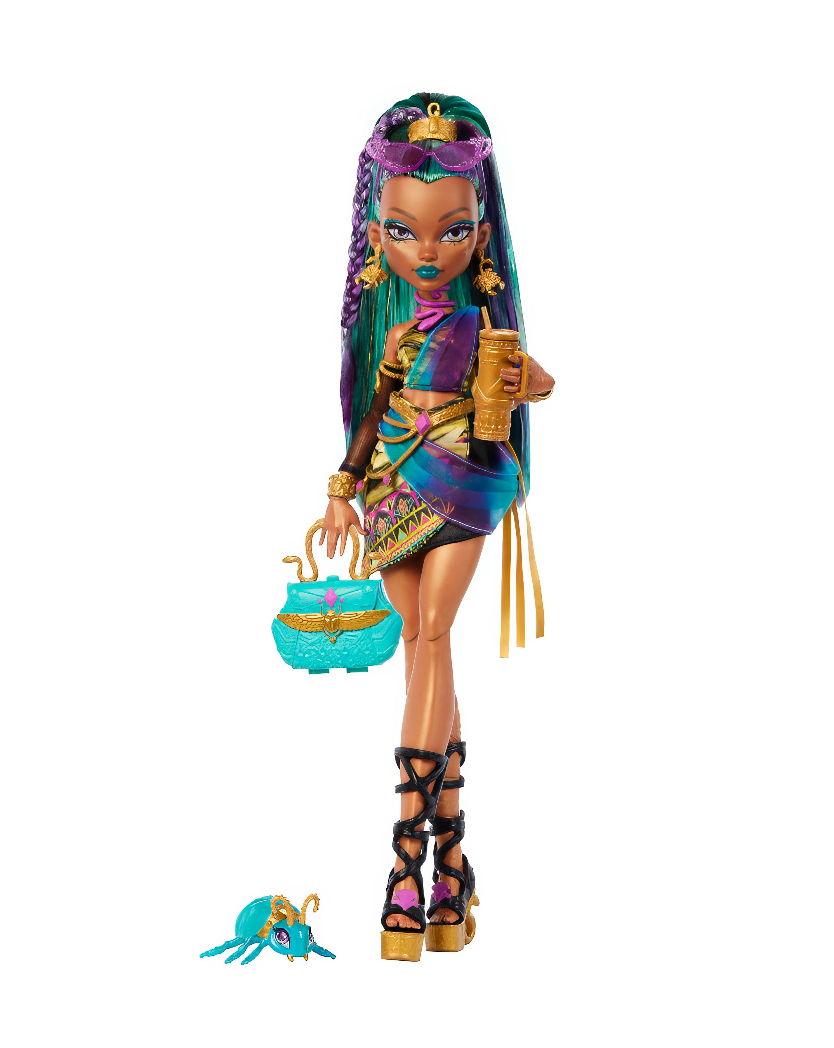 Monster High Doll Nefera De Nile with Pe
