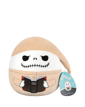 Squishmallows Nightmare Before Christmas 8-inch Jack in Pajamas Plush