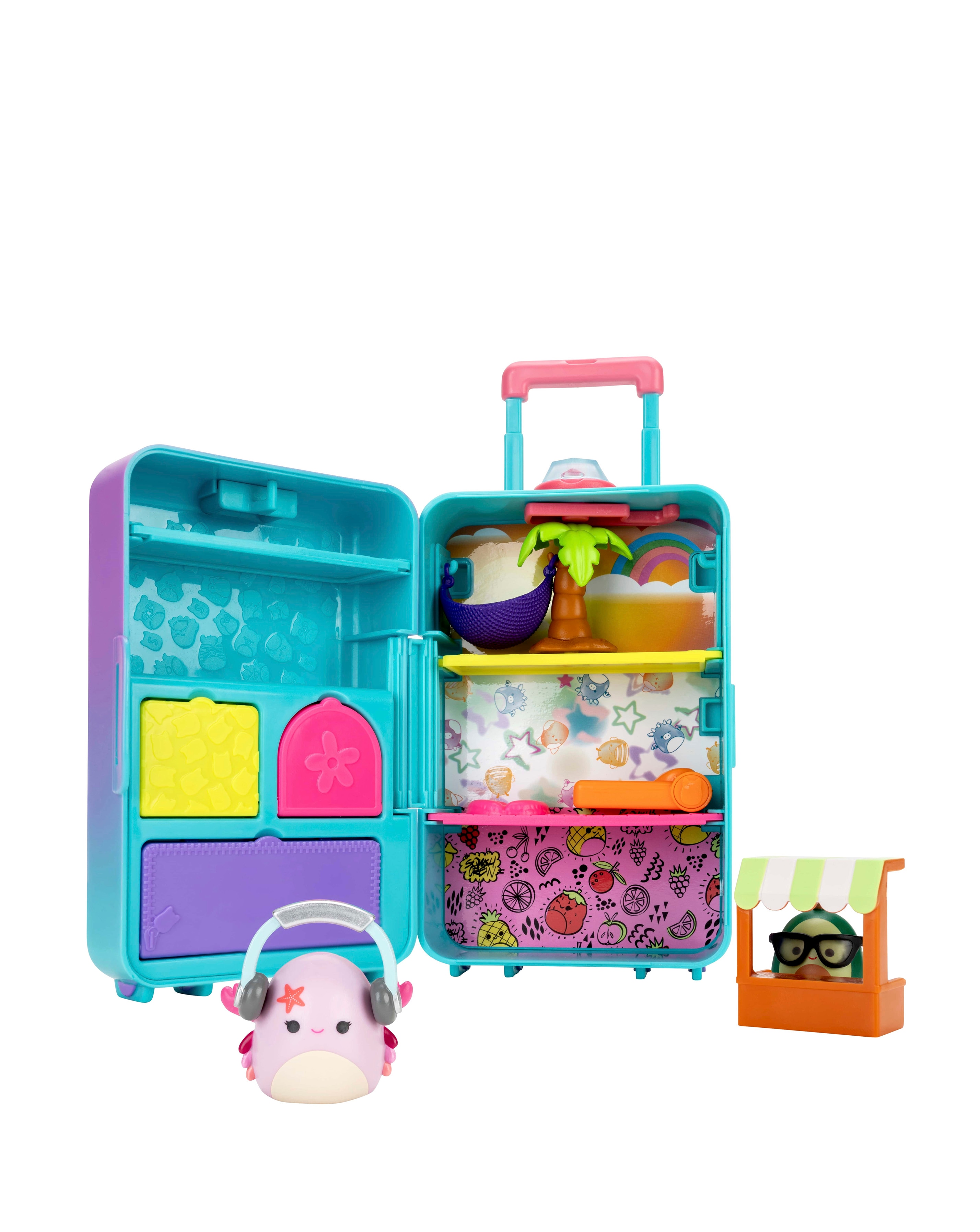 Squishalongs Luggage Playset
