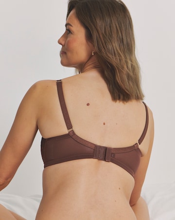 Ann Summers Sexy Lace Planet Plunge Bra Chocolate