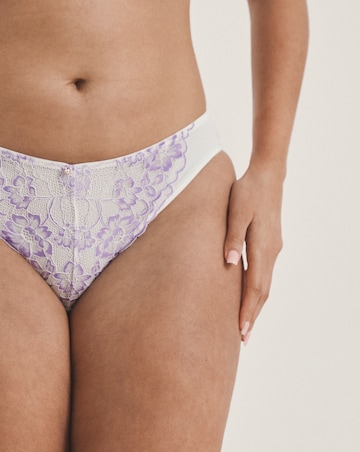 Ann Summers Sexy Lace Planet Brazilian WhiteLilac