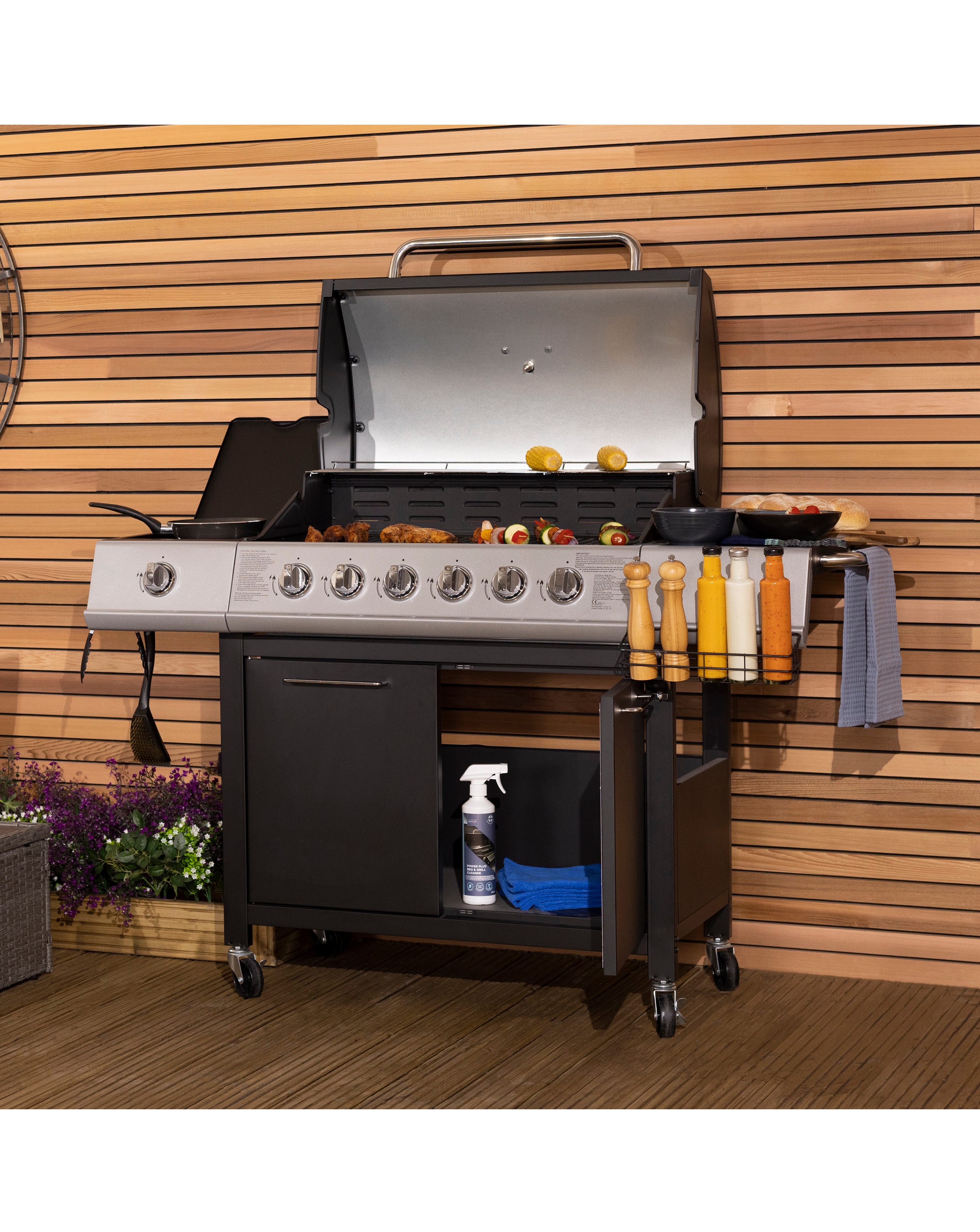 Charles Bentley 6 Burner Gas BBQ