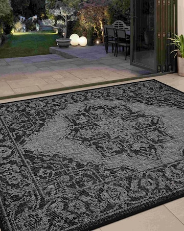 Gel Backed Medallion Rug