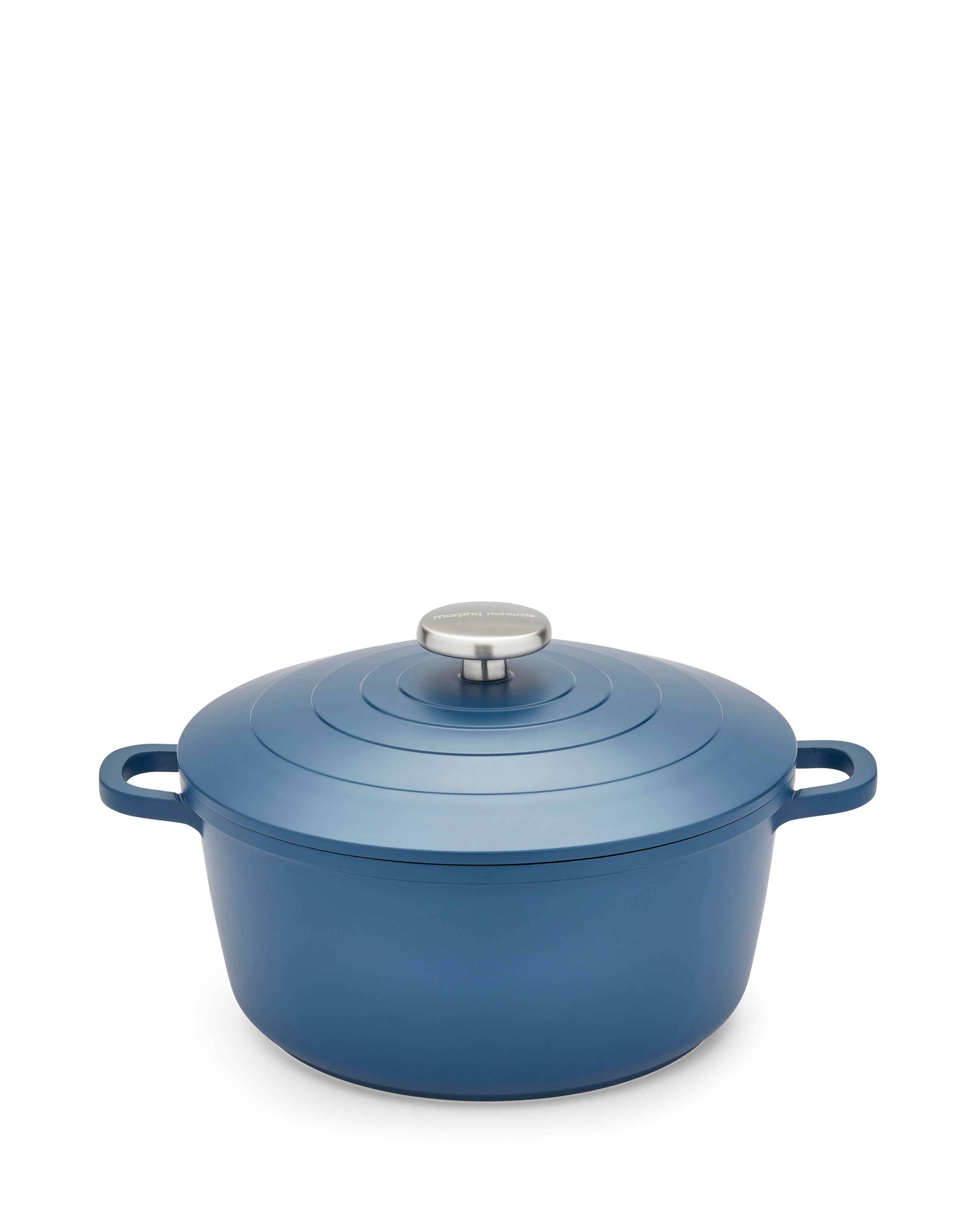 Morphy Richards 24cm Blue Casserole Dish