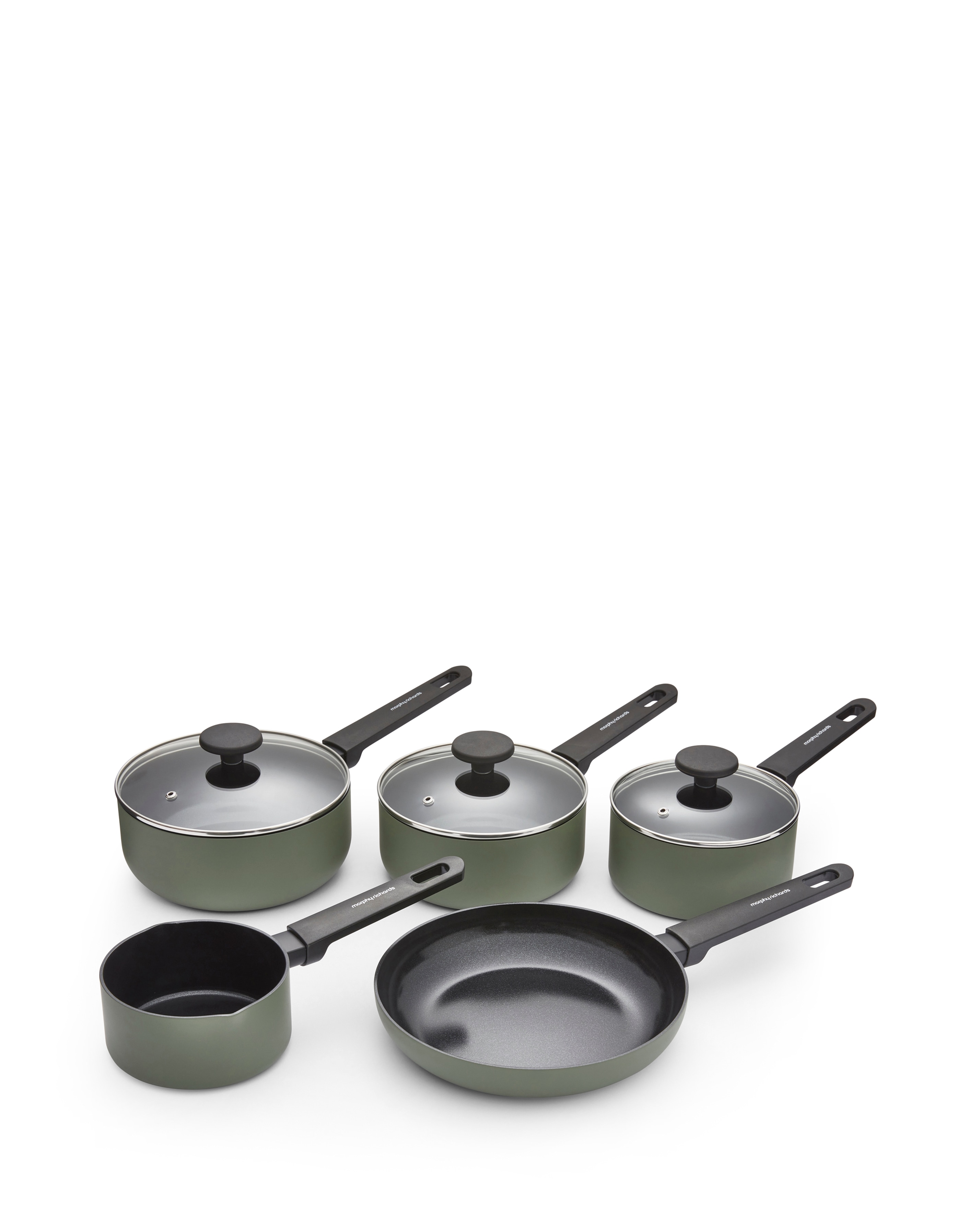 Morphy Richards Green 5 PC Pan Set