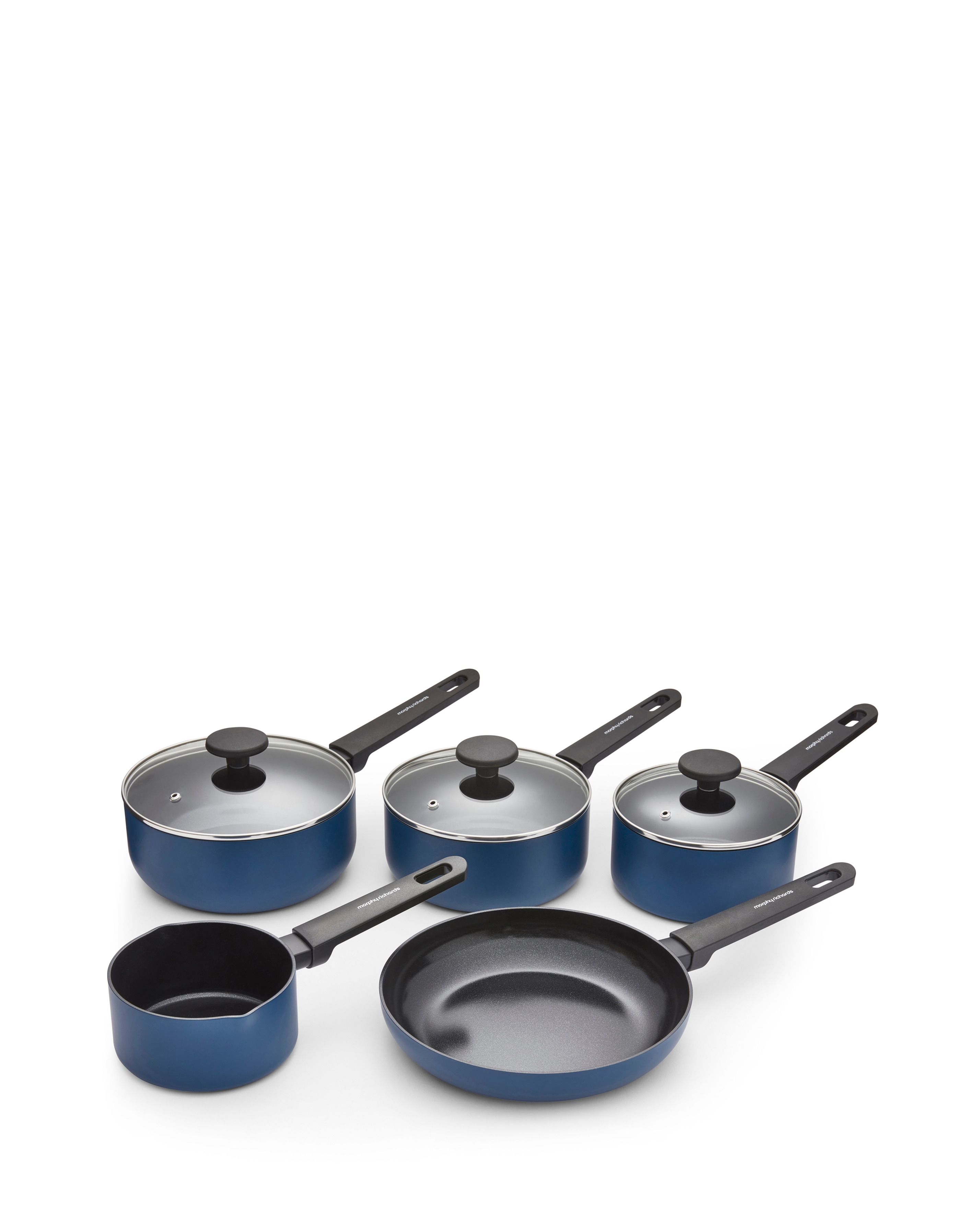 Morphy Richards Blue 5 PC Pan Set