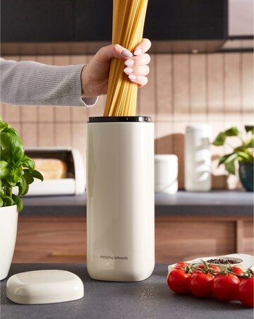 Morphy Richards Set of 2 Large Canisters - Cream