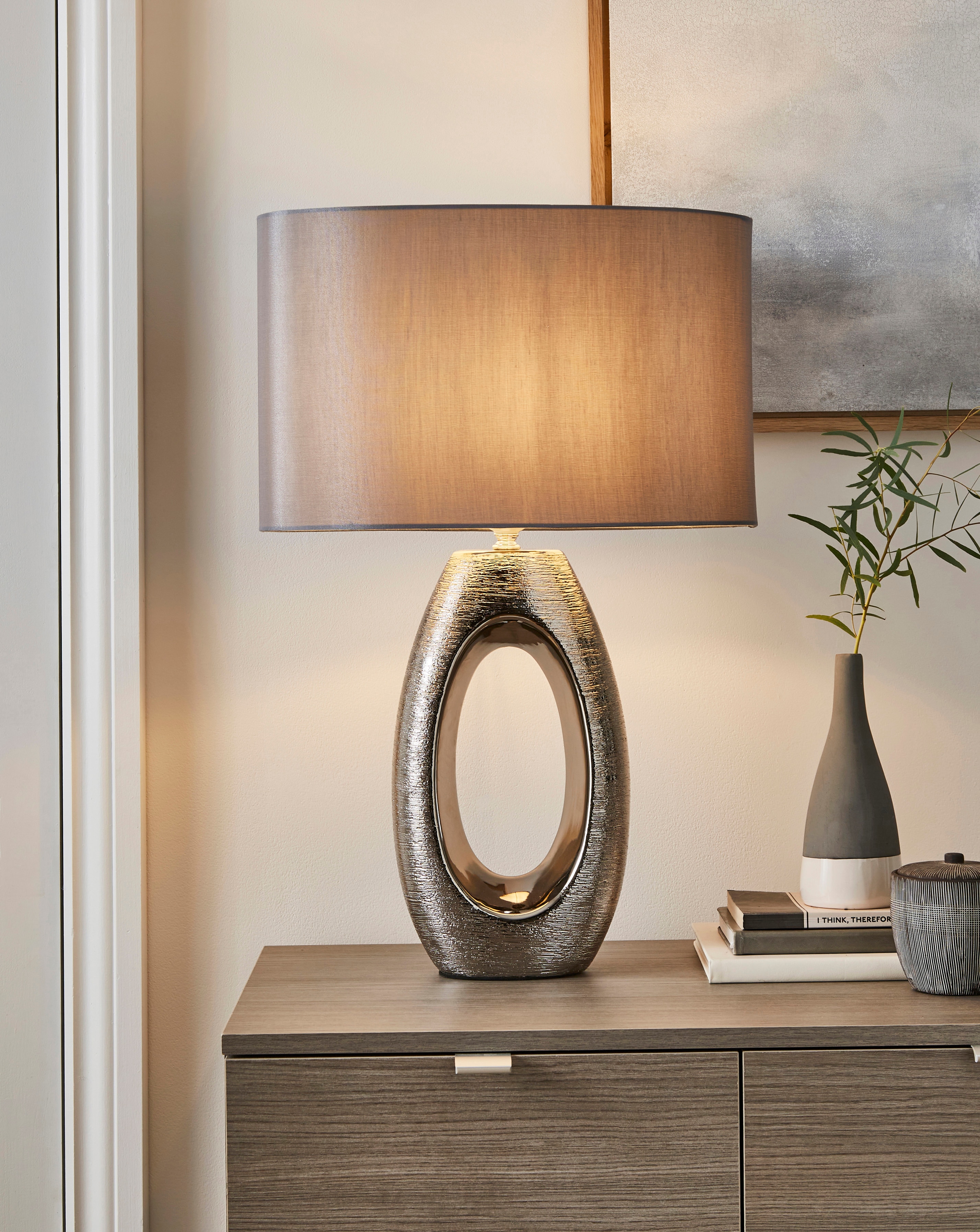 Artisan Oval Table Lamp