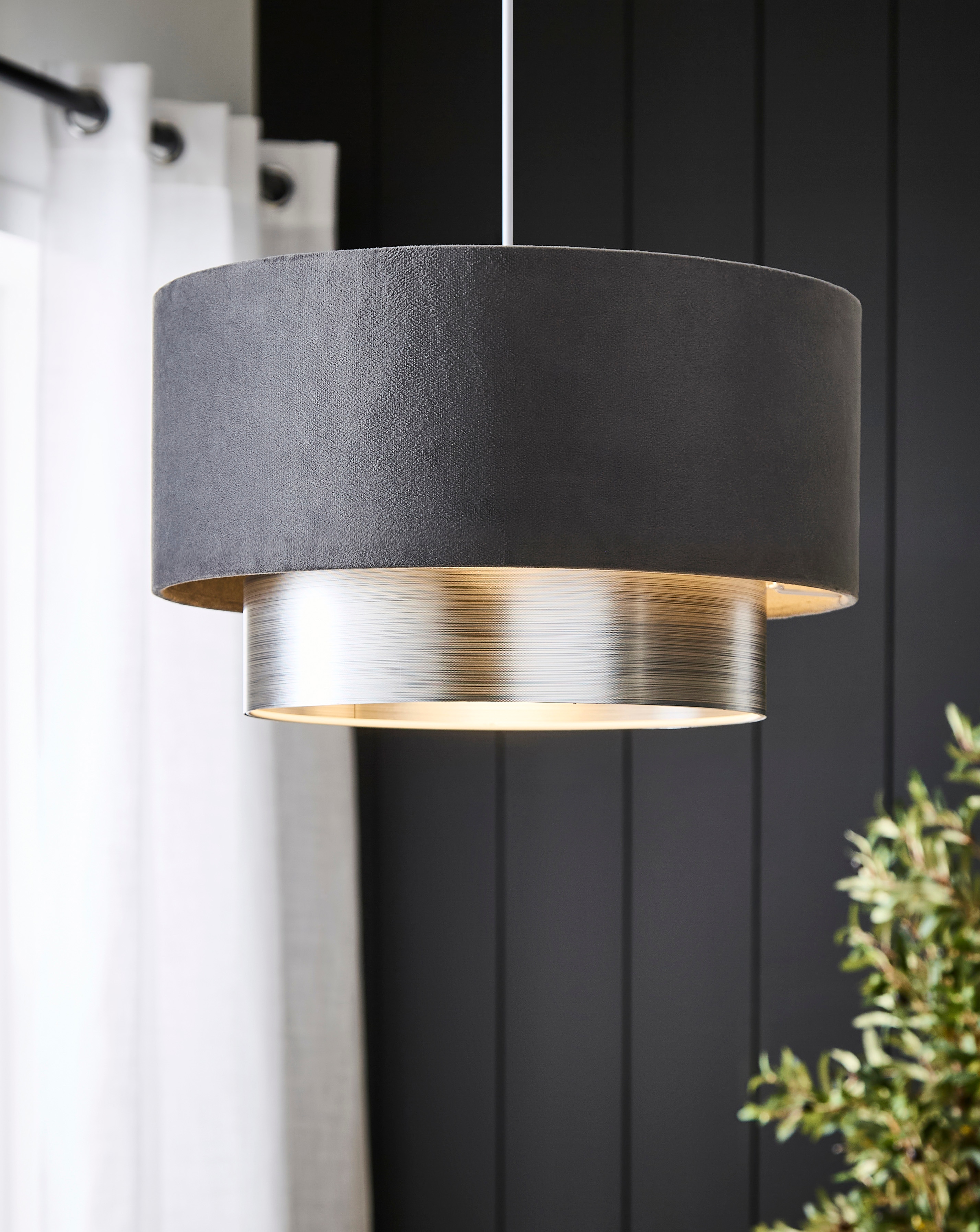 New In - Melody Velvet Tiered 40cm Shade