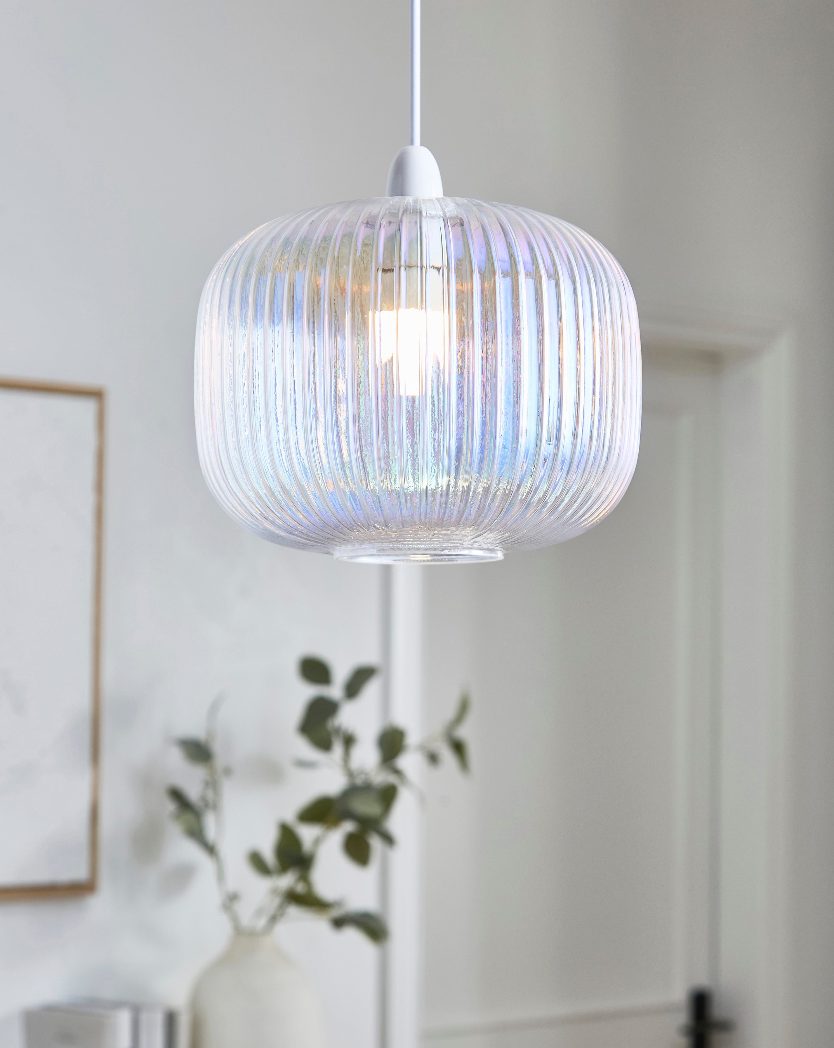 Nora Iridescent Glass 20cm Pendant Shade