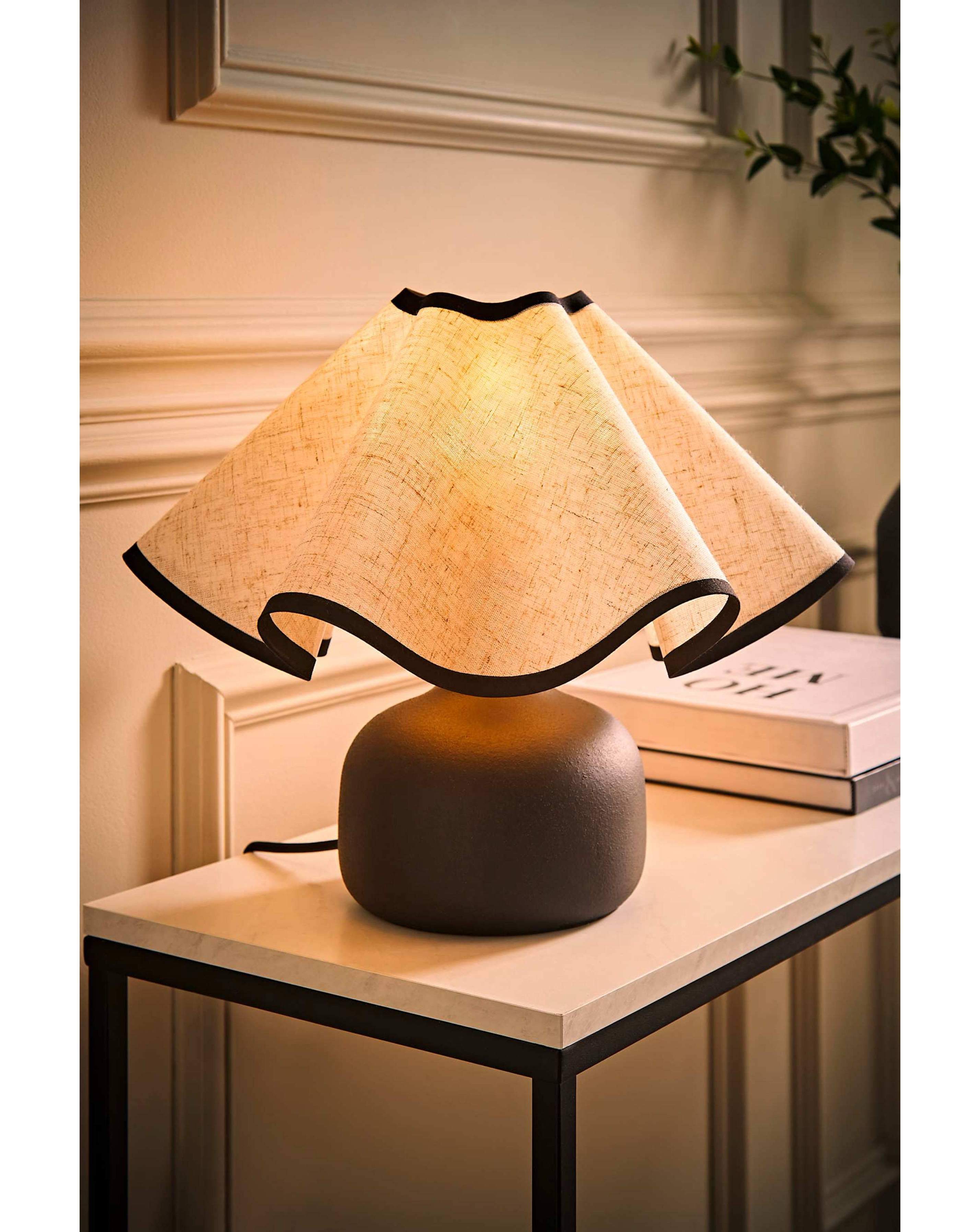 Emilia Black Table Lamp