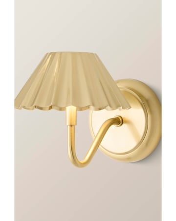 ValueLights Avery Gold Rechargeable Easy Fit LED Wall Light
