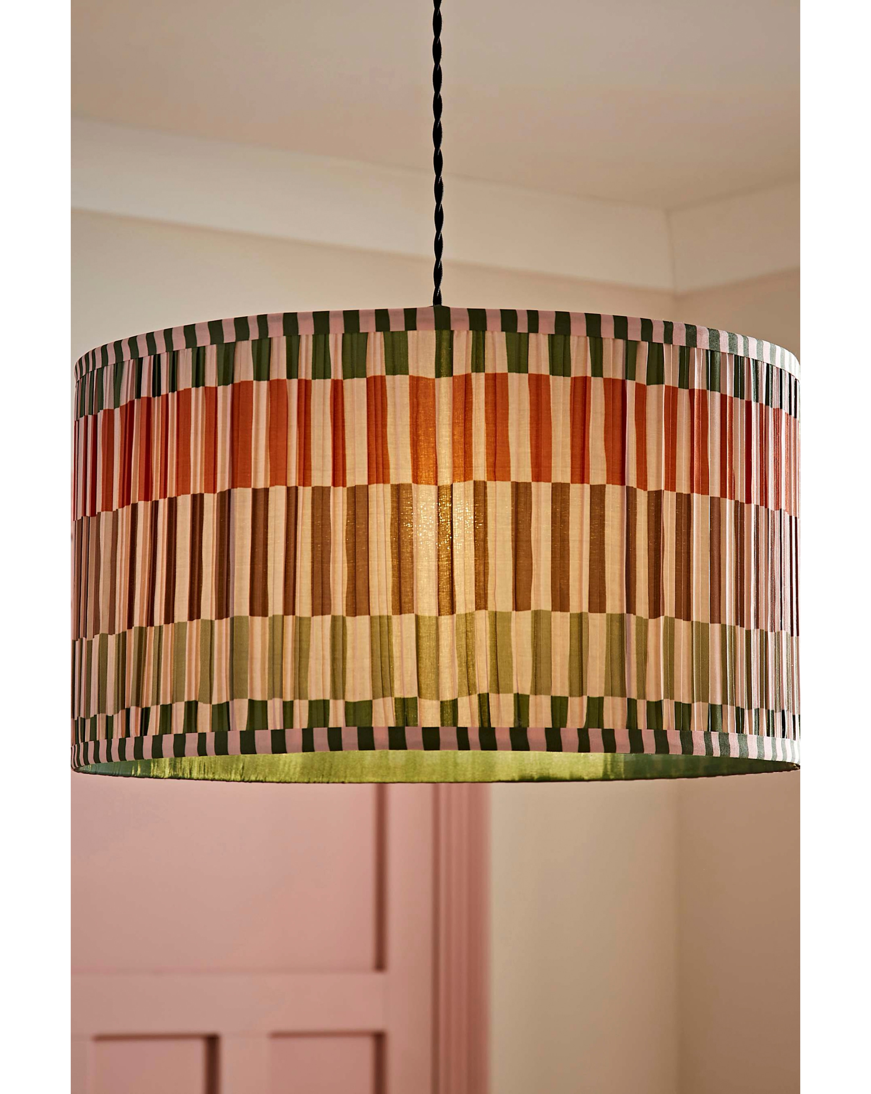 Rae Natural Stripe Shade 45cm