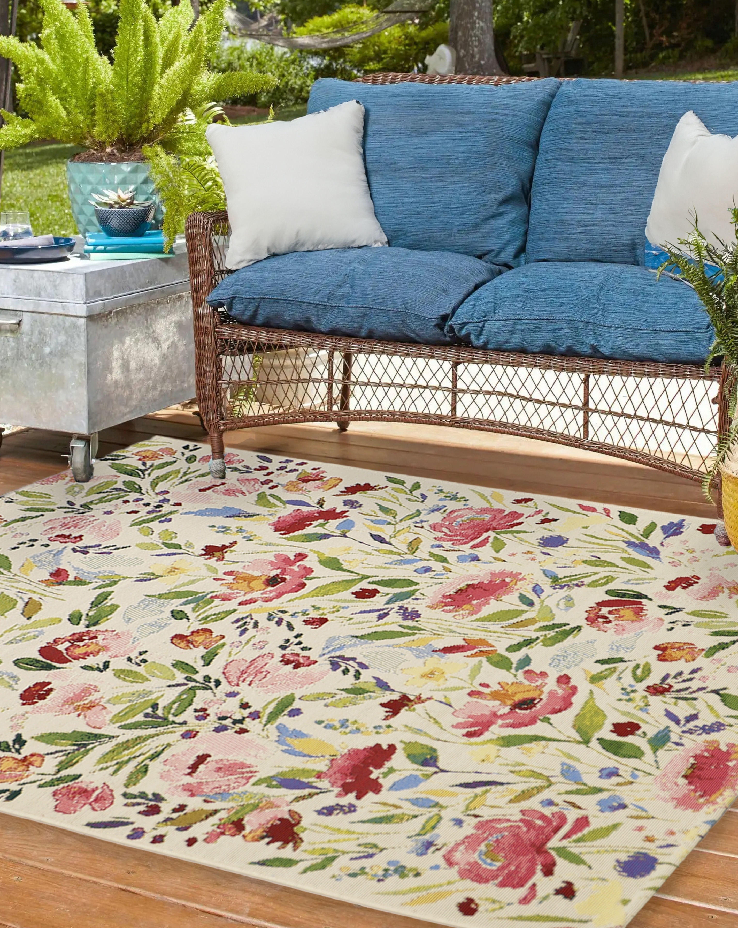 New In - Tropico Floral Indoor/Outdoor Rug