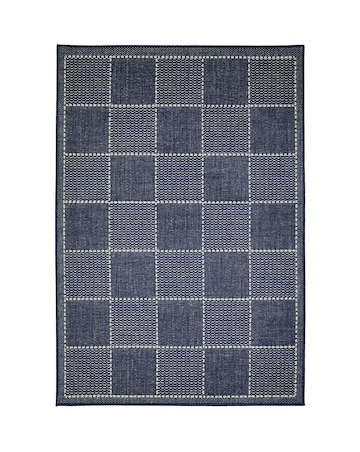 Checked Gel Flatweave Rug