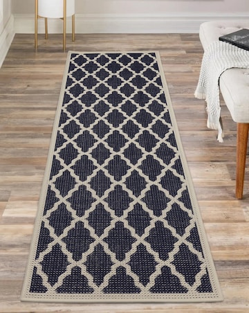 Trellis Gel Flatweave Runner