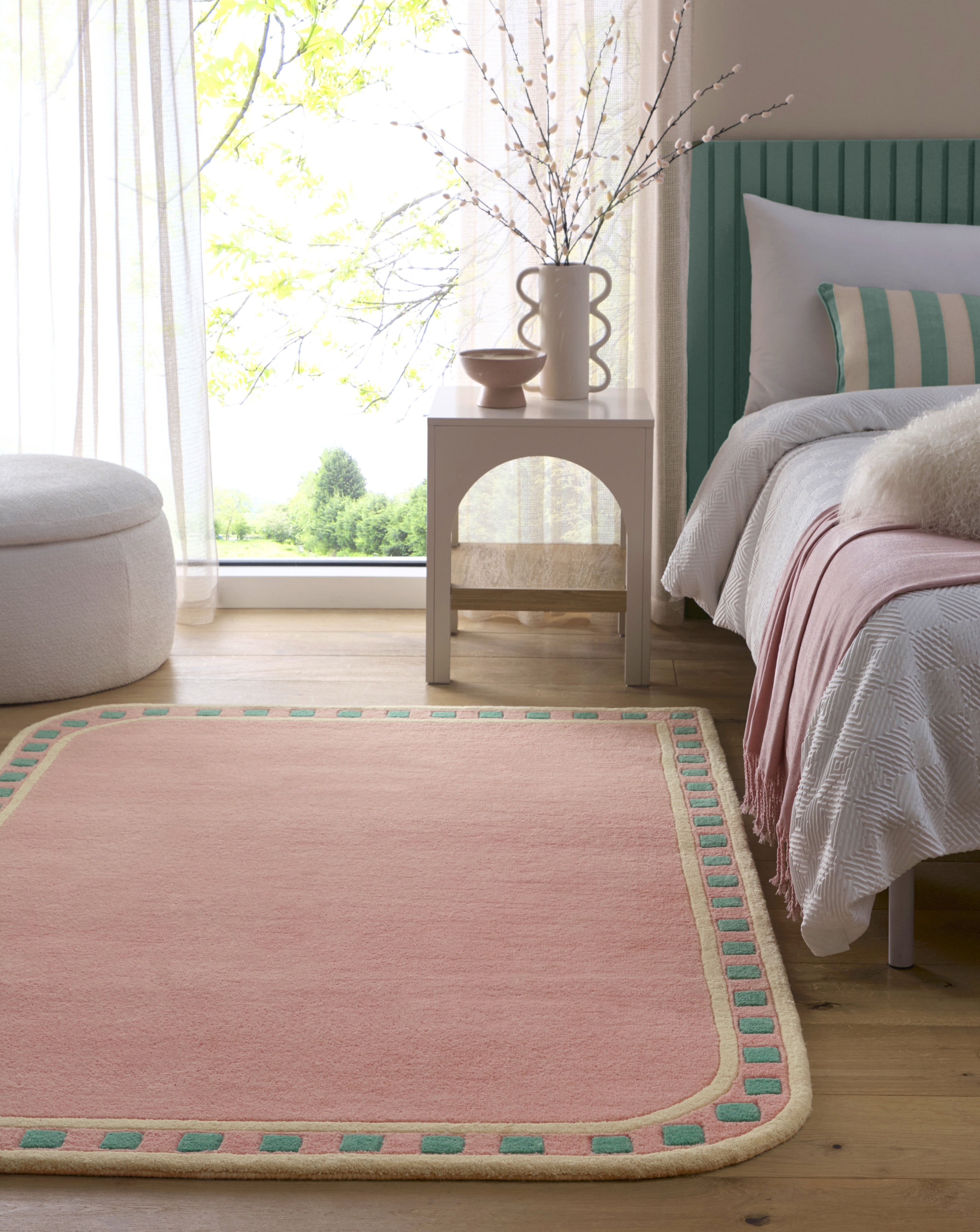 New In - Borderline Carved Rug