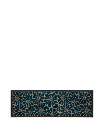 My Mat Nylon Indoor Pattern Boho Floral Runner
