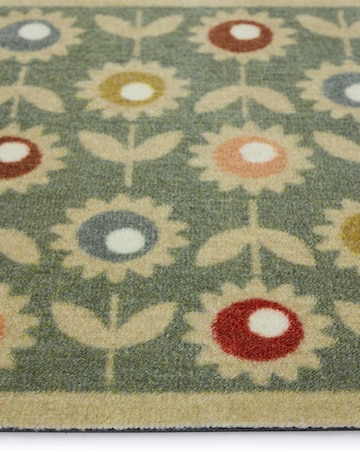 My Mat Nylon Indoor Pattern Floral Sage Doormat