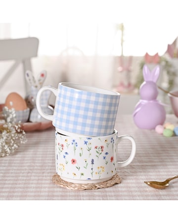 Set of 2 Stacking Mugs