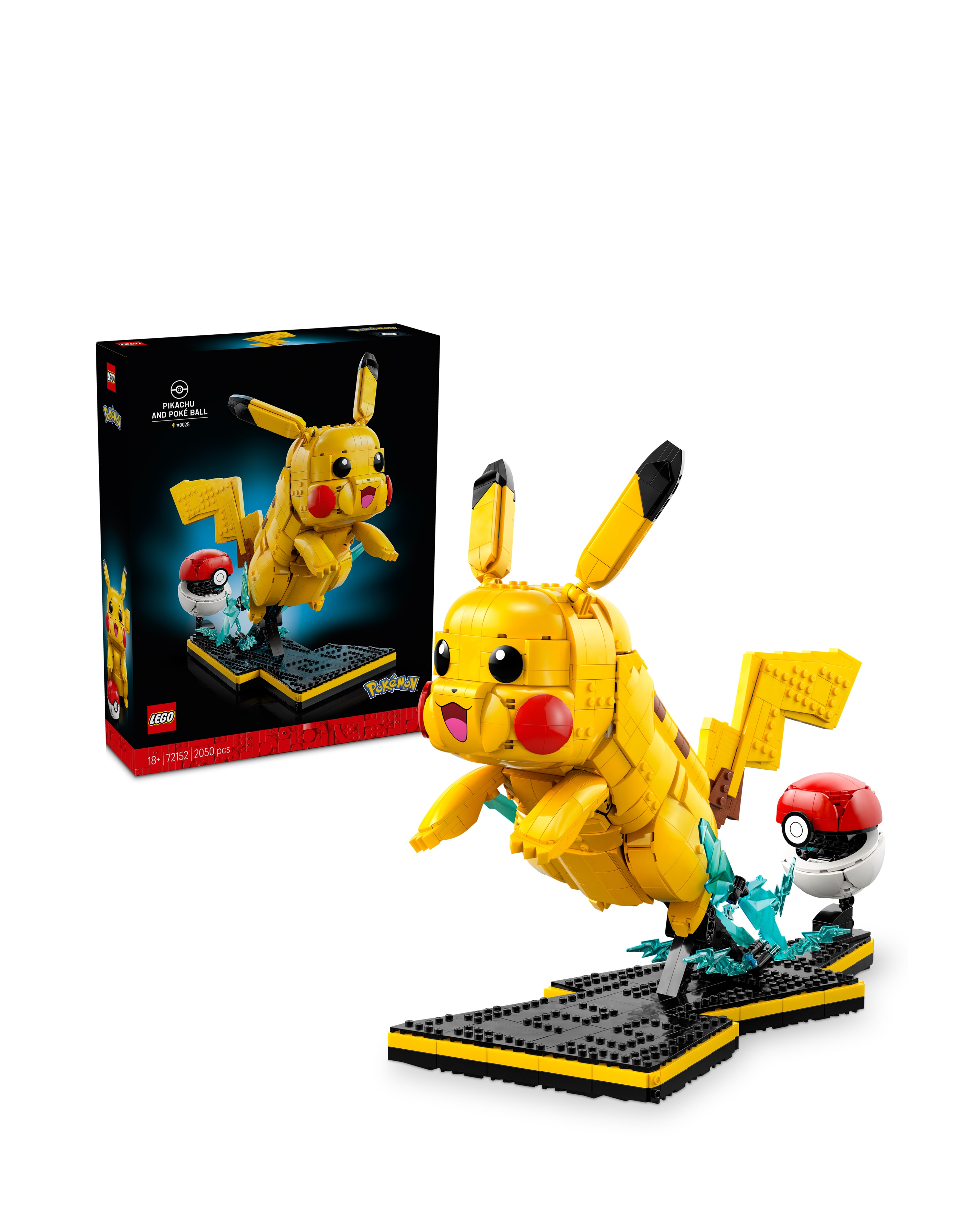 New In - LEGO Pokemon Pikachu and Poke Ball 72152