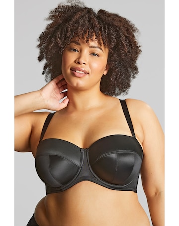 Sculptresse by Panache Dana Strapless Wired Bra Black