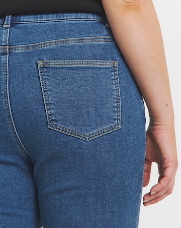 Mid Wash Skinny Cosy Feel Soft Stretch Jeans