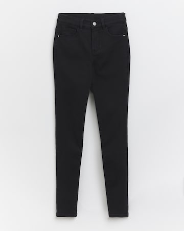 Black Skinny Cosy Feel Soft Stretch Jeans